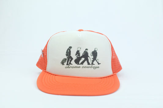 „Nomads“ Trucker Cap - Starfish Orange (Straight Visor)