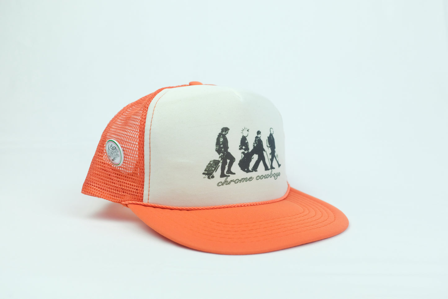 „Nomads“ Trucker Cap - Starfish Orange (Straight Visor)